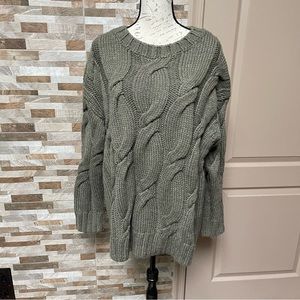 NWOT Zara Cable Knit Oversized Sweater